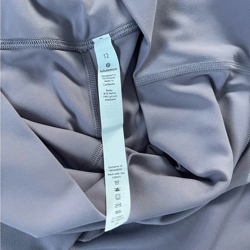 Lululemon Align Pant II 25” *Cool Violet Verbena Size 12 - Picture 4 of 5